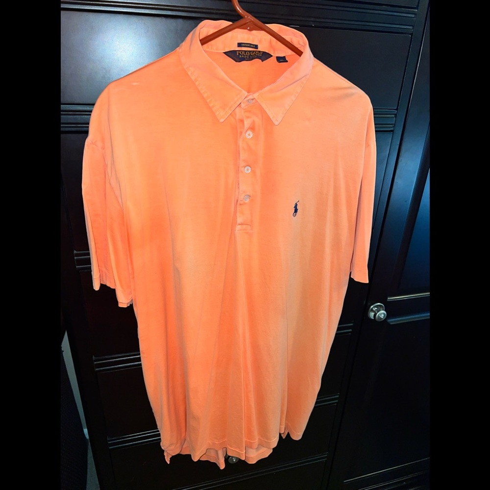 Ralph Lauren Polo Golf Polo Vintage Lisle Shirt Size XL